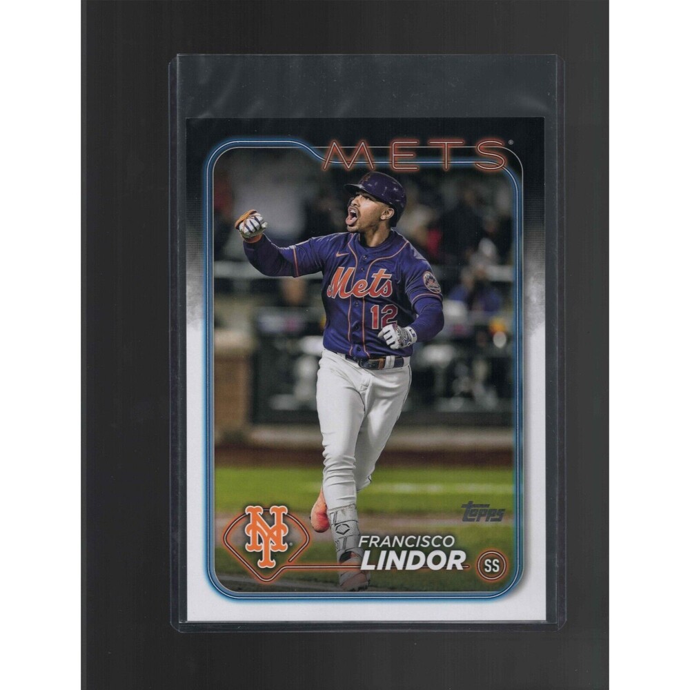 Francisco Lindor SP 2024 Topps Flagship Collection #OTC-12 Oversized Mets